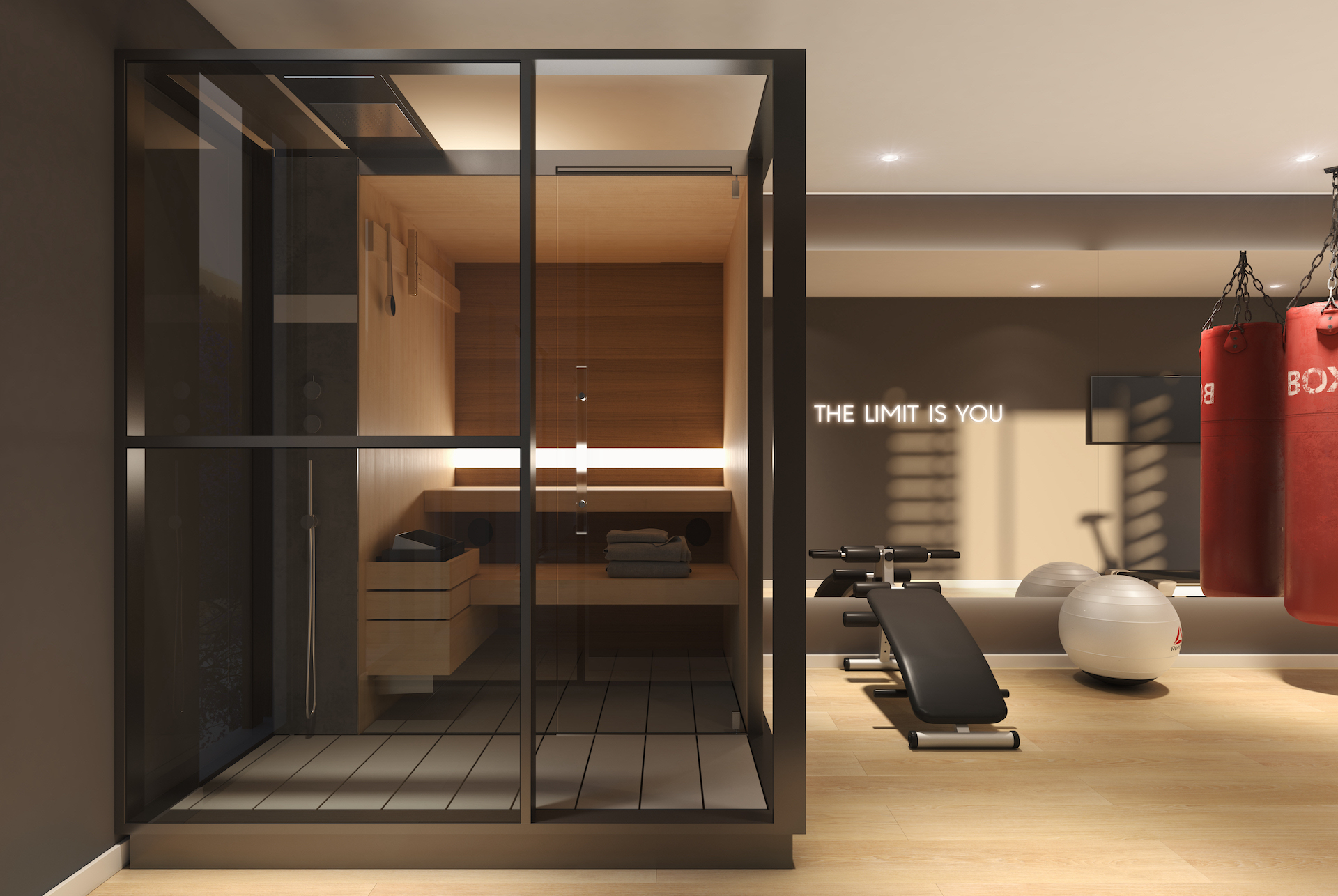 resa victoria ibiza real estate villa for sale new development furnet 2021 private pool interior modern  sauna.jpg